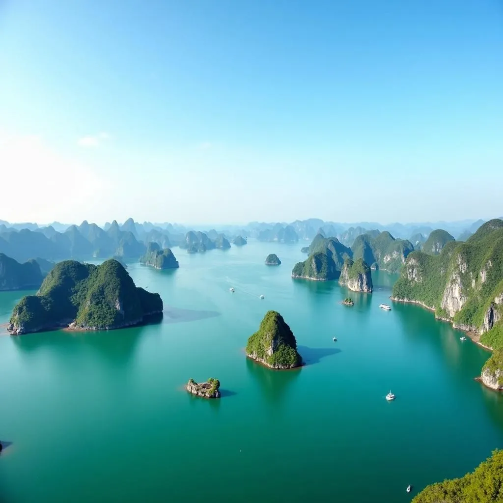 Ha Long Bay scenic view