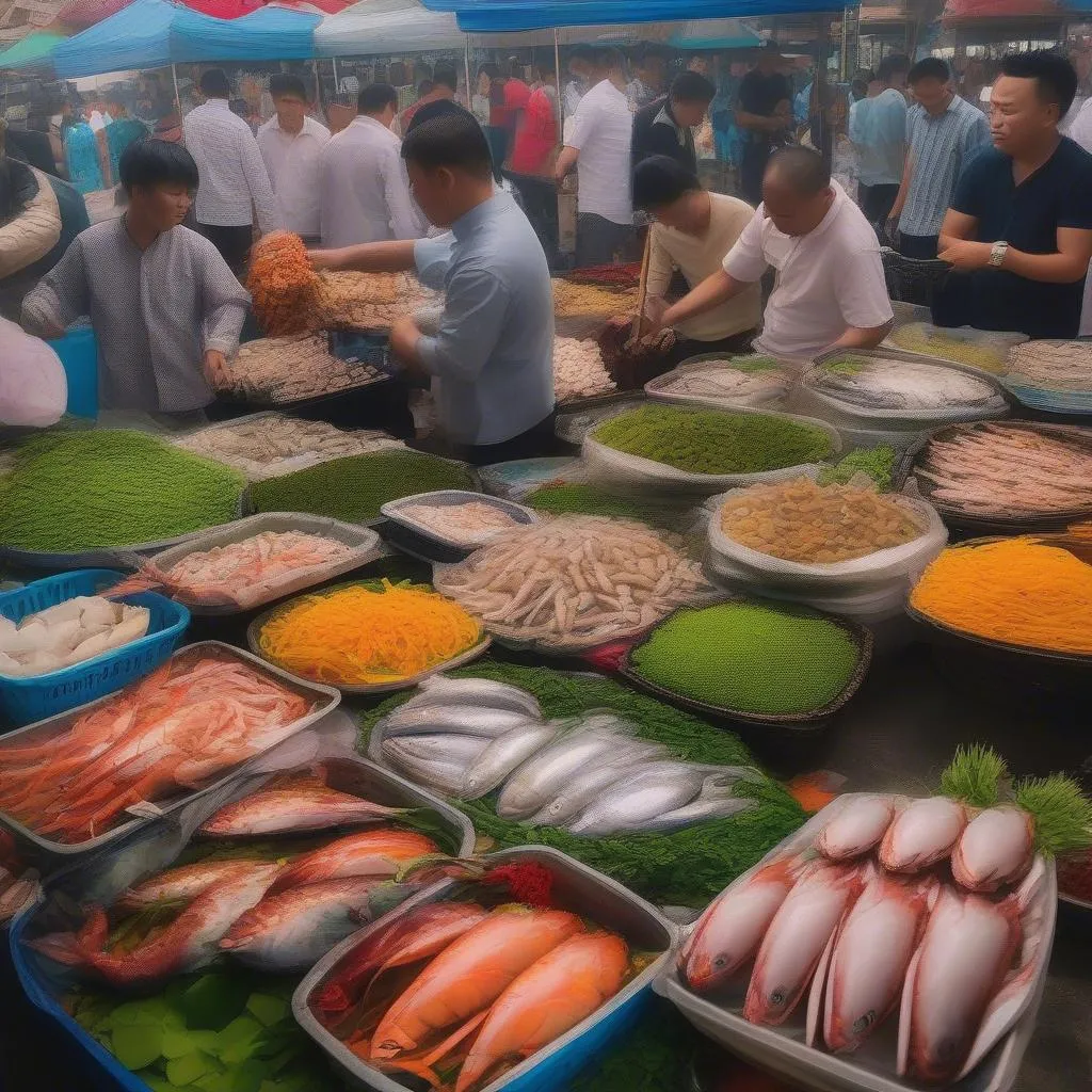 Hai Phong Food Market