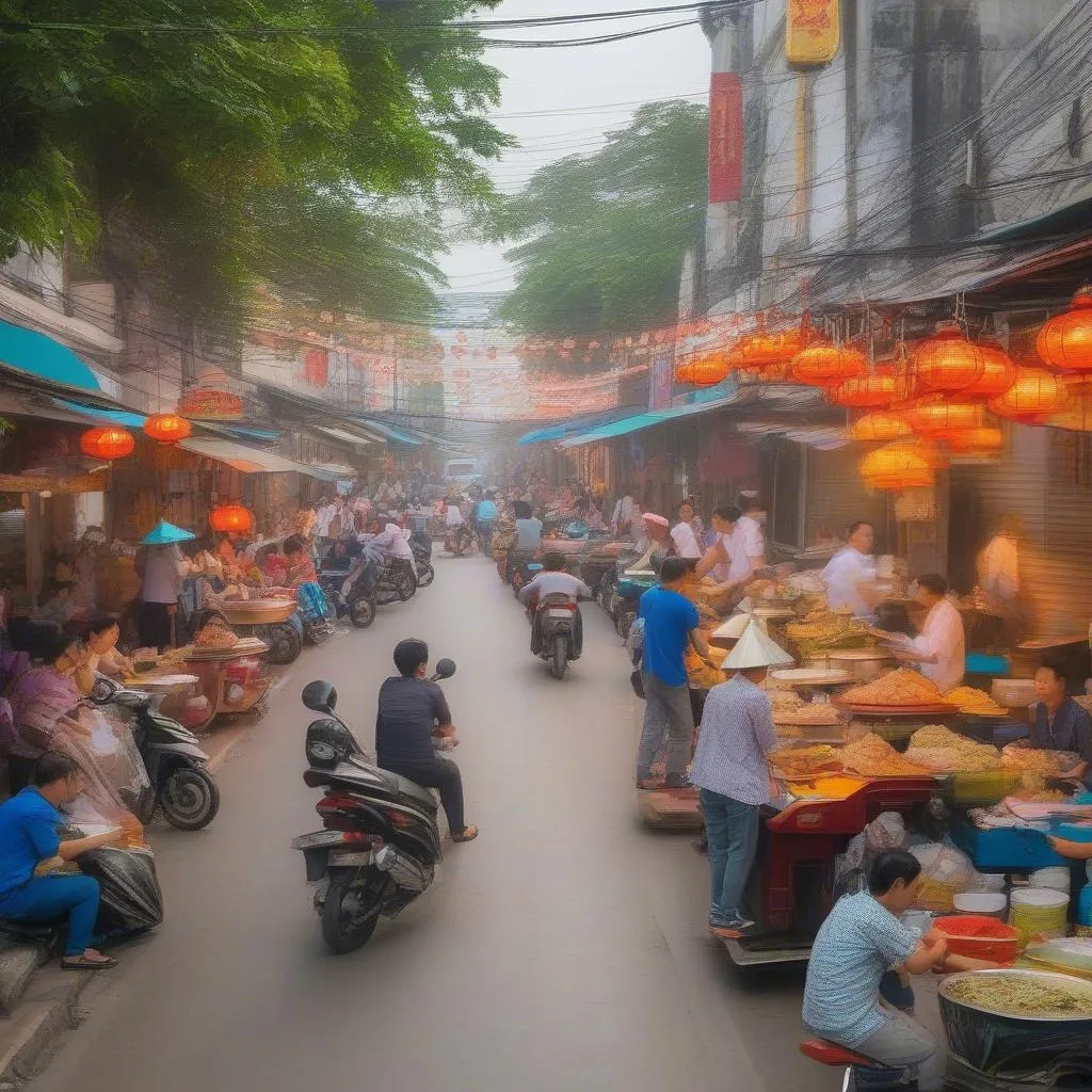 Hai Phong street food