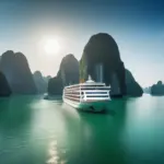 Cruising through Ha Long Bay