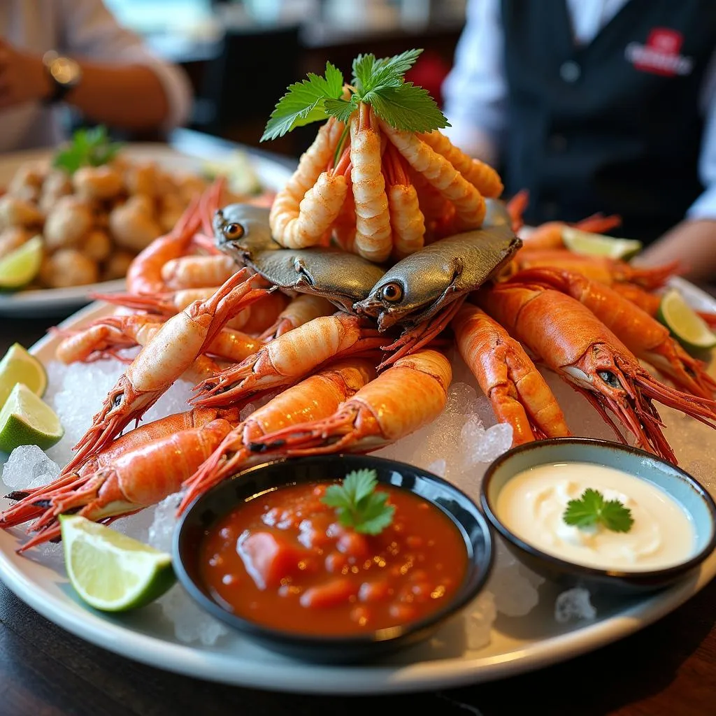 Halong Bay Seafood Platter