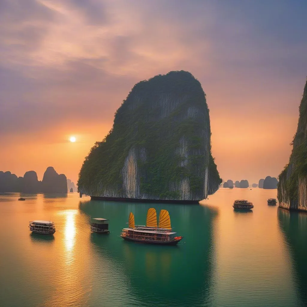 Halong Bay Sunset