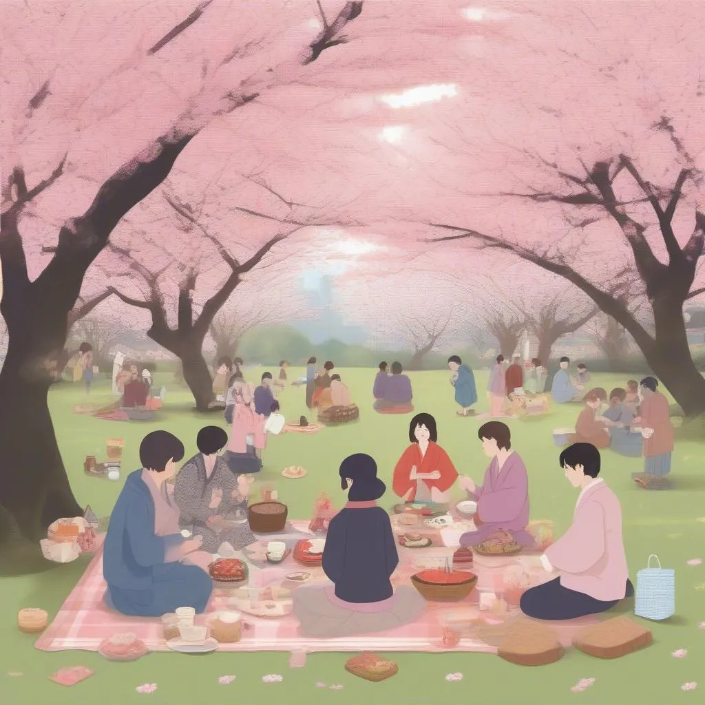 Hanami picnic