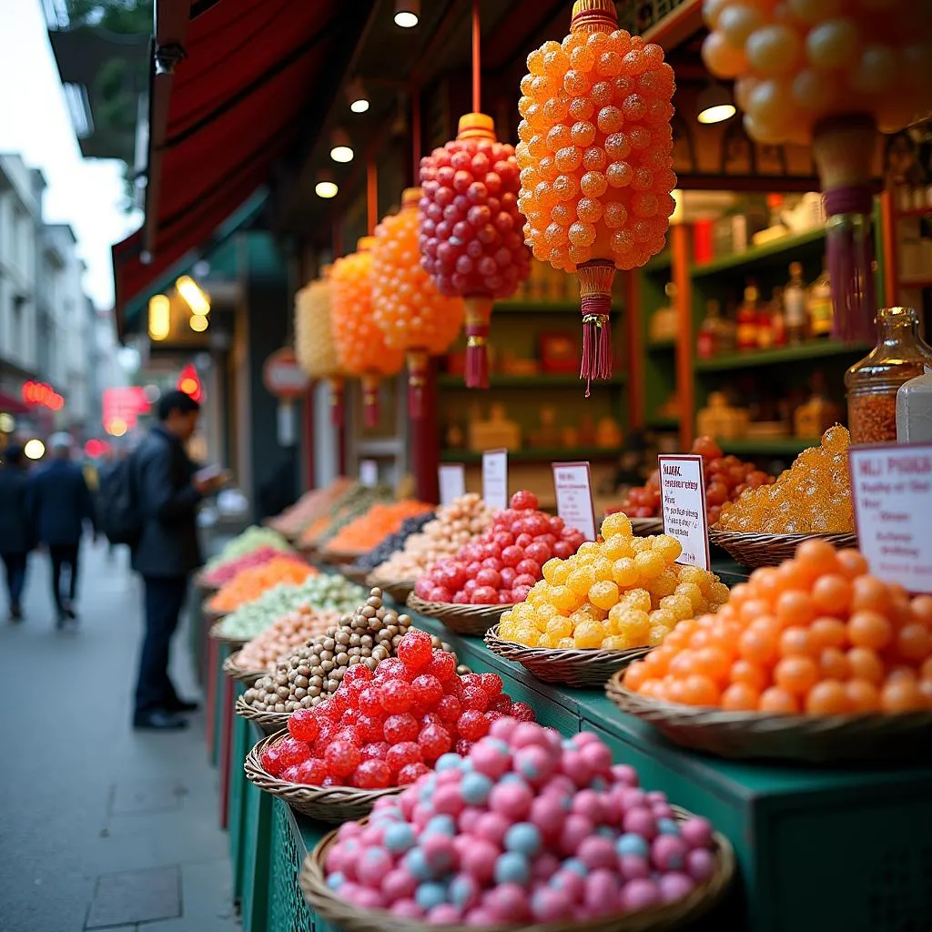 Hanoi Hang Buom Street Candy Shops