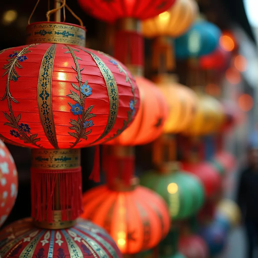 Hang Gai Street Silk Lanterns