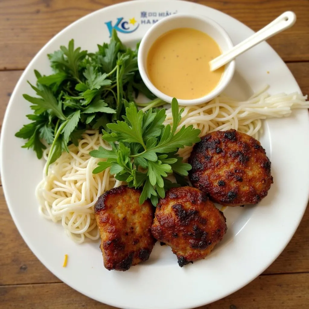 Hanoi bun cha lunch