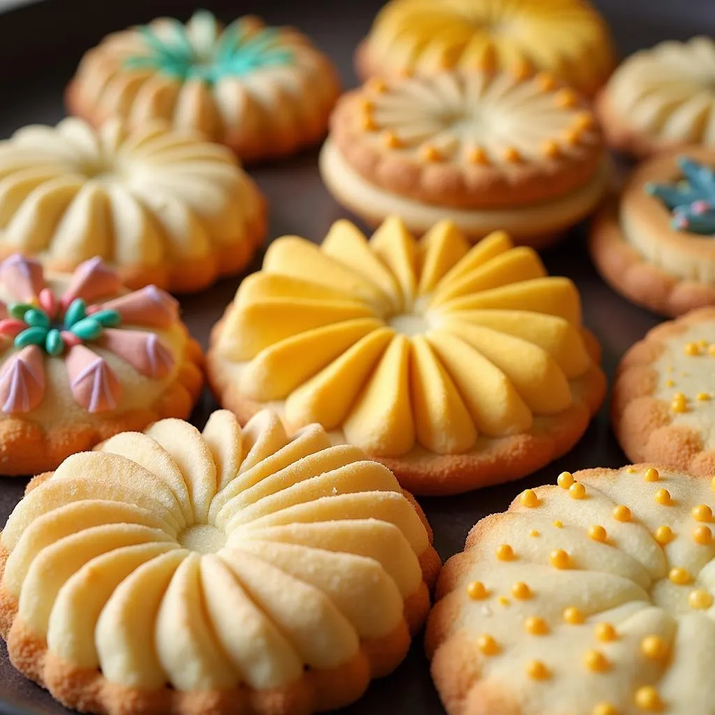 Assortment of Vietnamese Butter Cookies