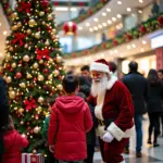 Santa Claus at a Hanoi shopping mall