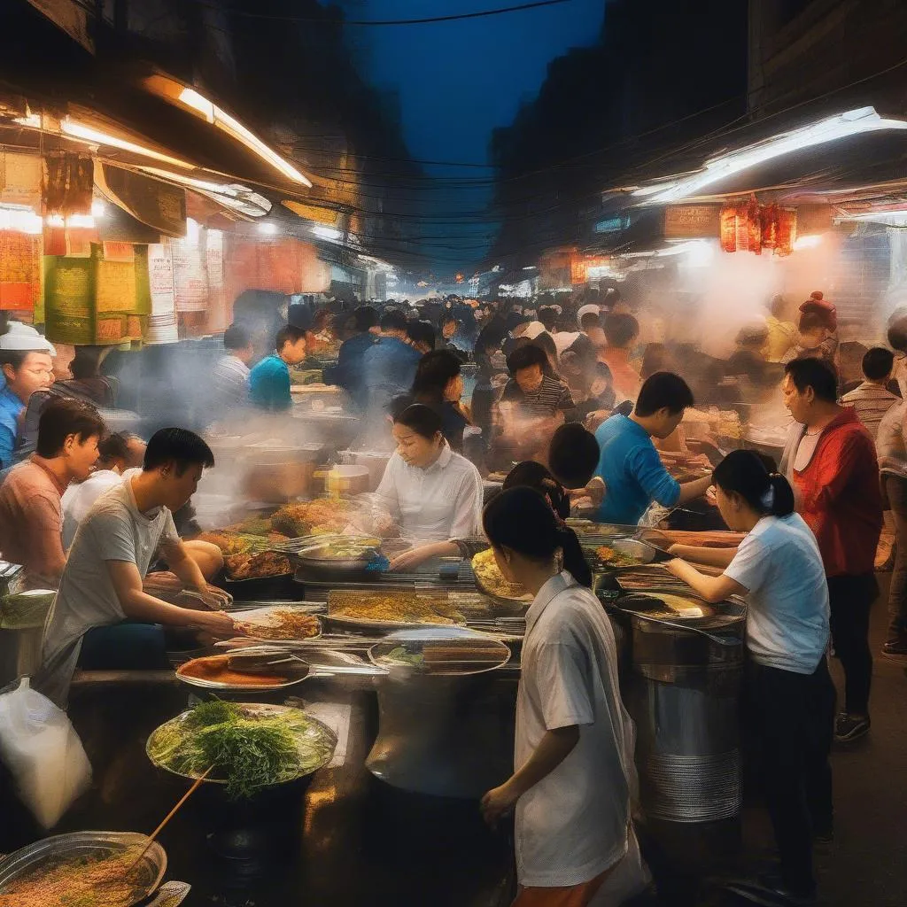 Hanoi Com Ga Street Food