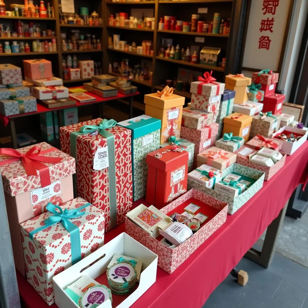 Hanoi gift box display