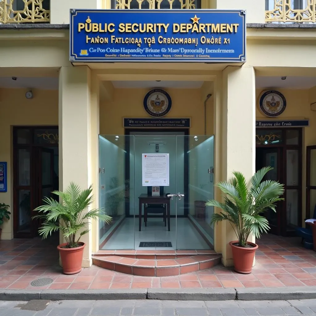 Public Security Department of Hanoi, Good Conduct Certificate, Vietnamese Government