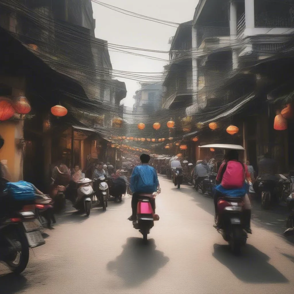 Lost in Hanoi's Old Quarter