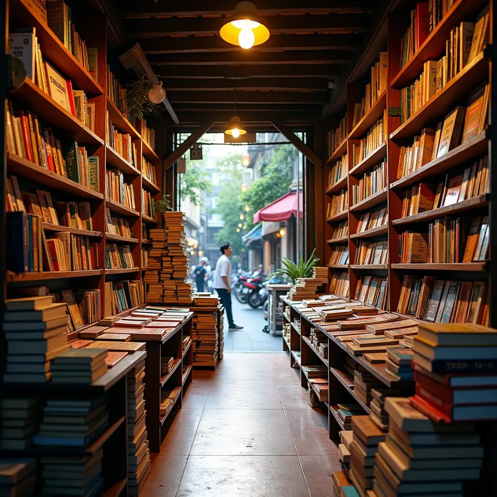 A bookstore in Hanoi Old Quarter