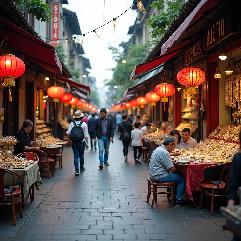 Currency exchange options in Hanoi's Old Quarter