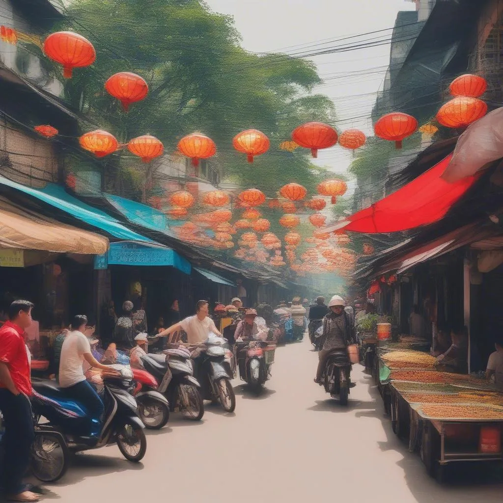 Hanoi Old Quarter Street Food Scene