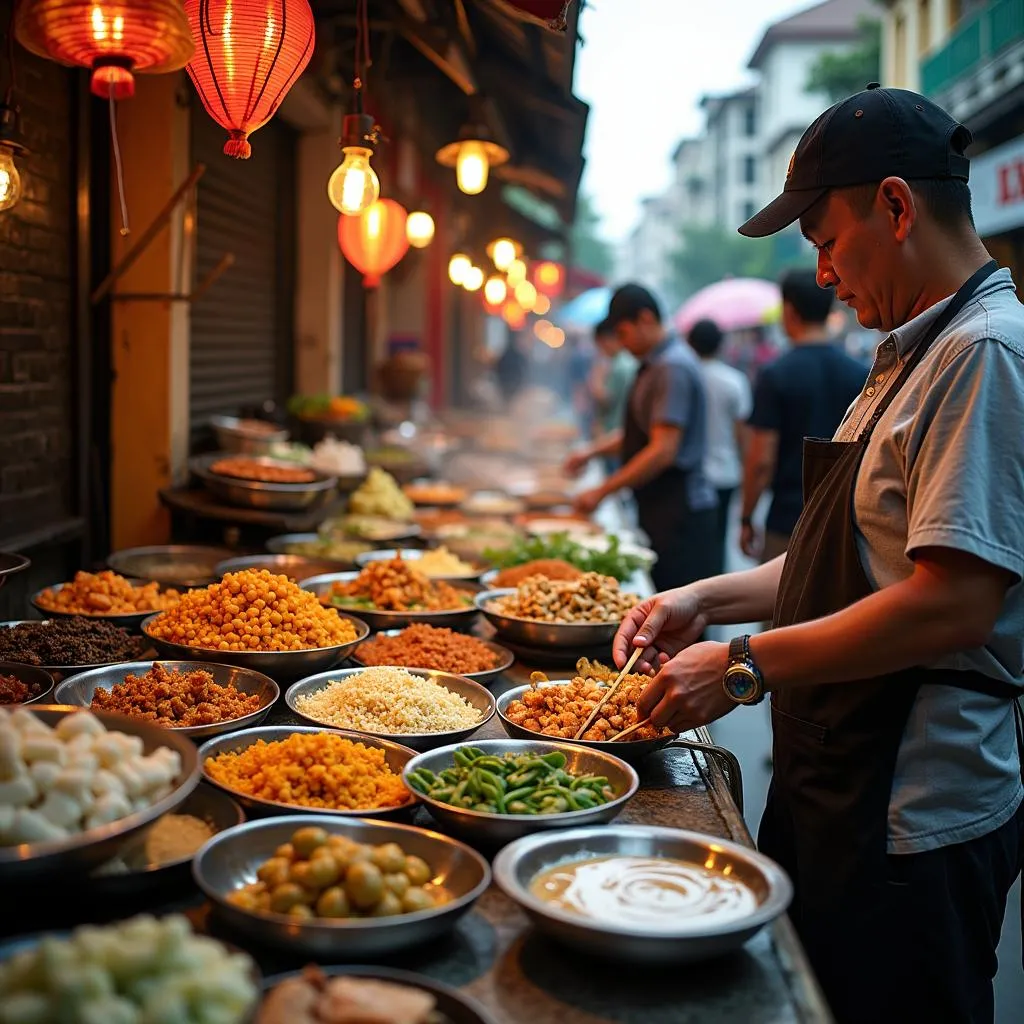 Street Food in Hanoi's Old Quarter