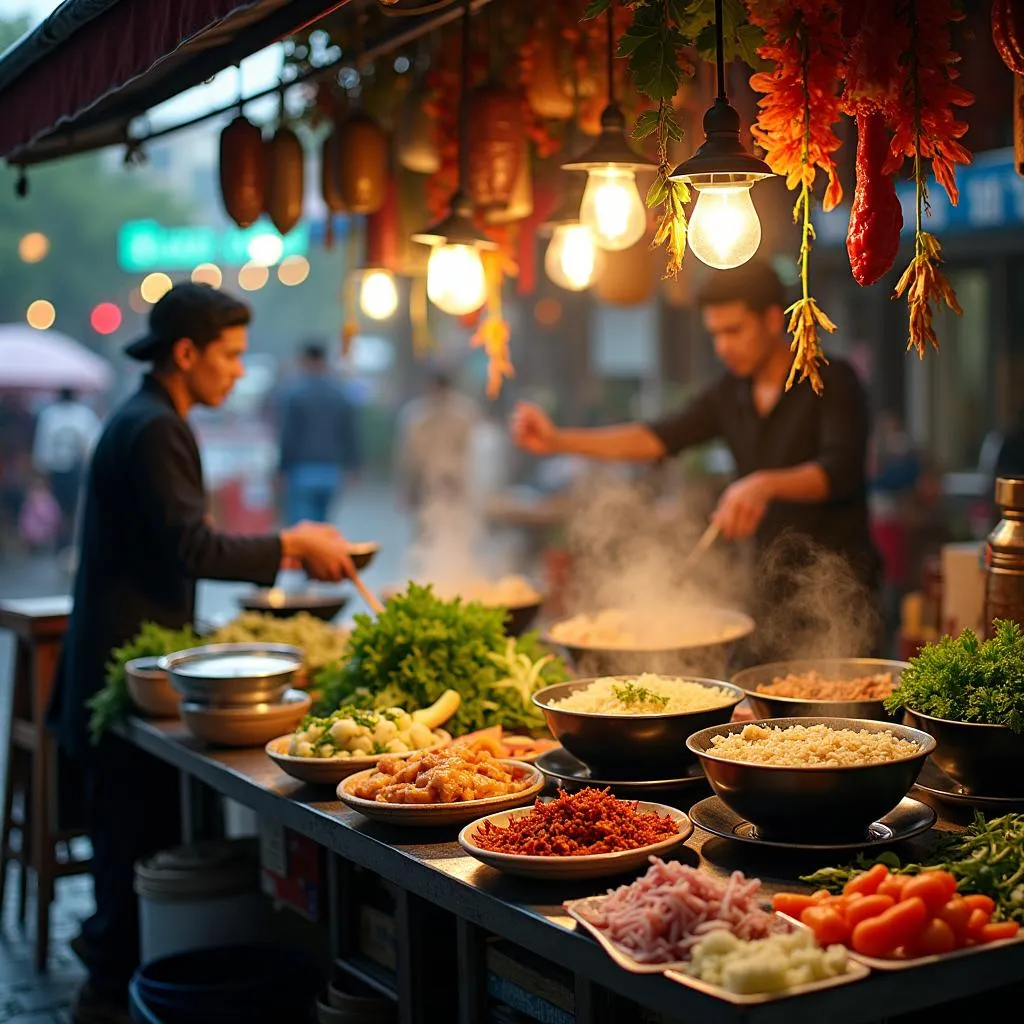 Hanoi Old Quarter street food