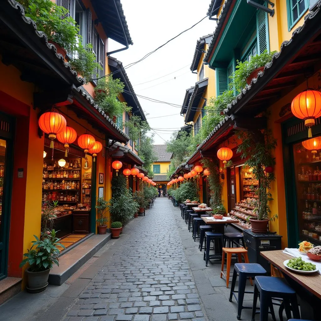 Hanoi Old Quarter Street Scene