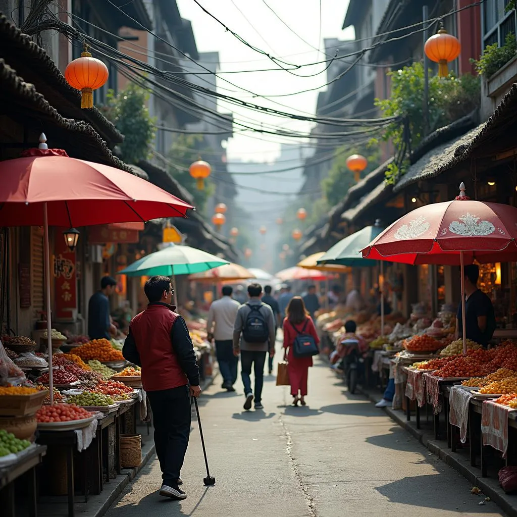 Hanoi Old Quarter Street Vendors