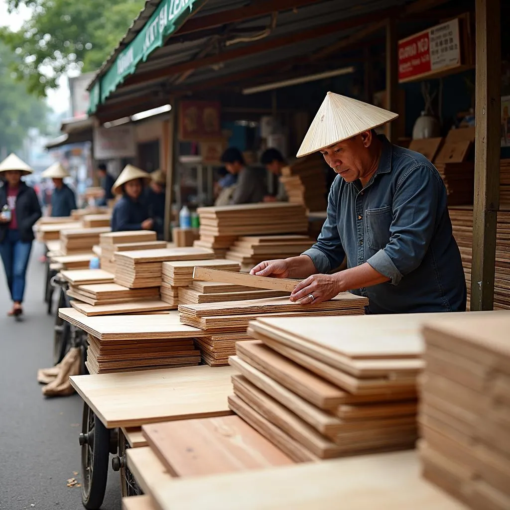 Hanoi Plywood Market