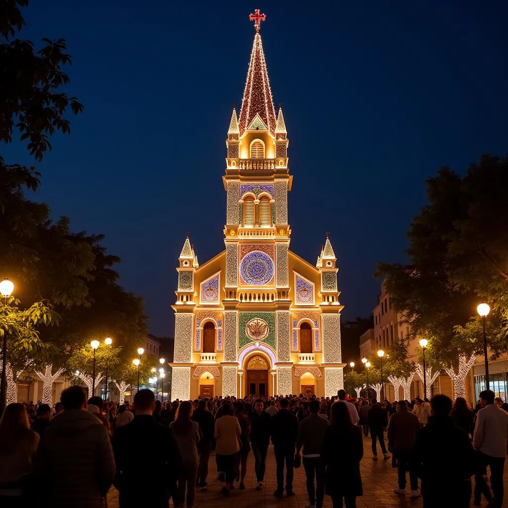 St. Joseph's Cathedral Hanoi Christmas Eve