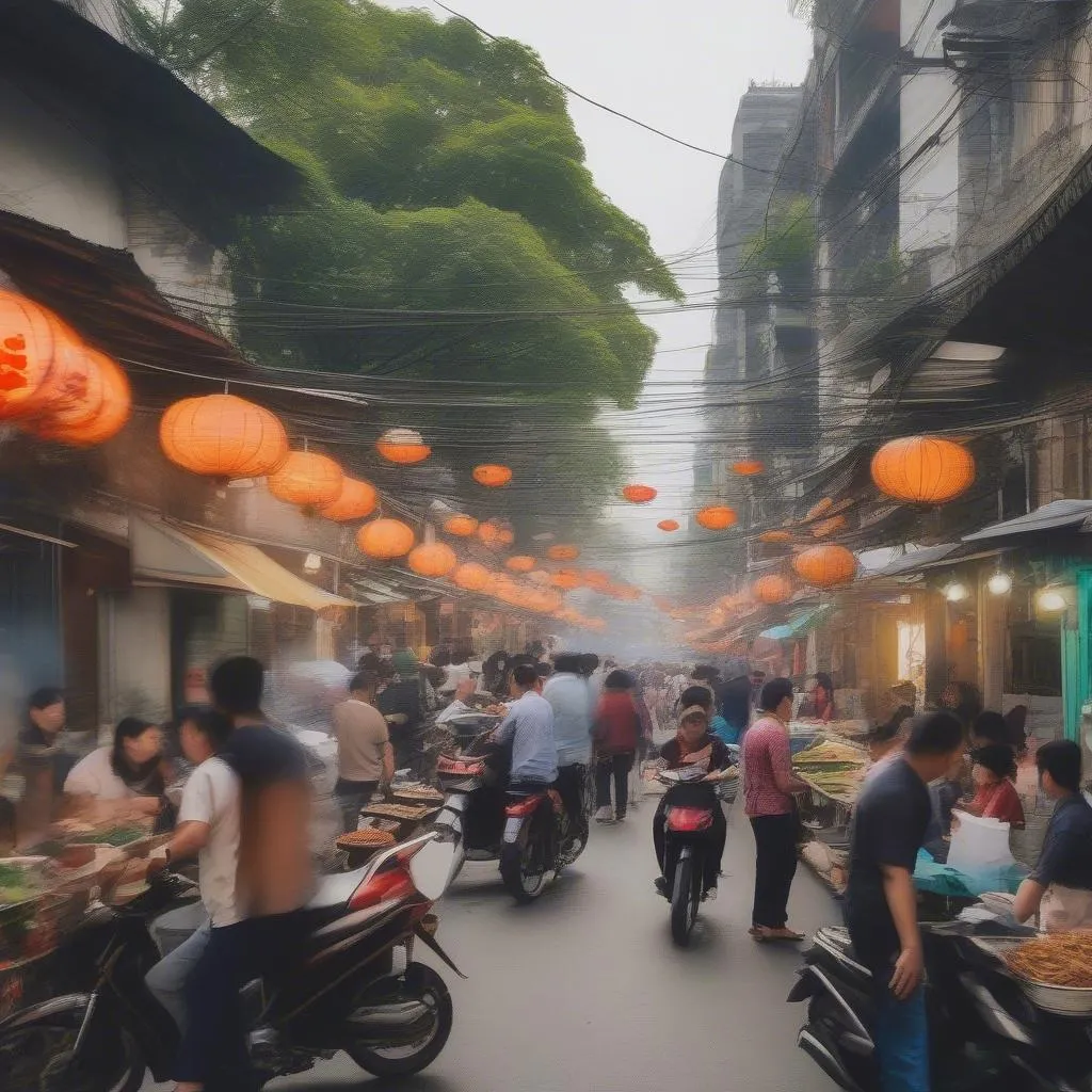 Street Food in Hanoi