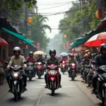 Hanoi street food scene