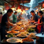 Hanoi street food vendors