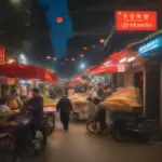 Hanoi Street Food at Night