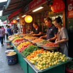 Hanoi's diverse street food scene