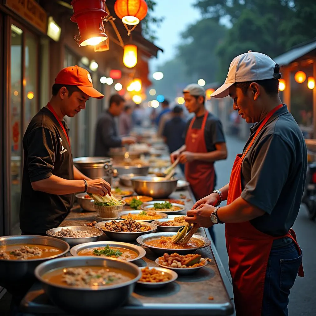 Hanoi Street Food Vendors