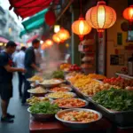 Hanoi street food vendors