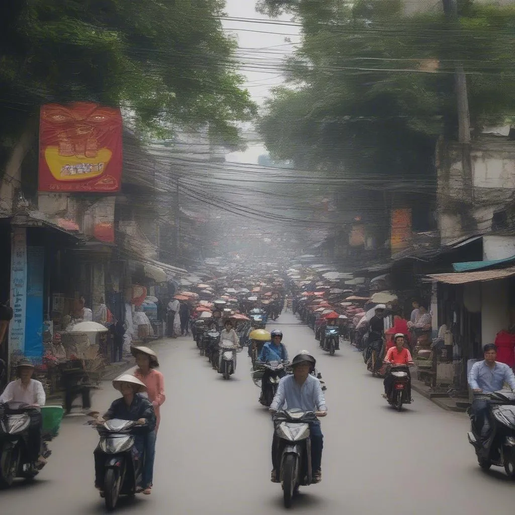 Hanoi street scene