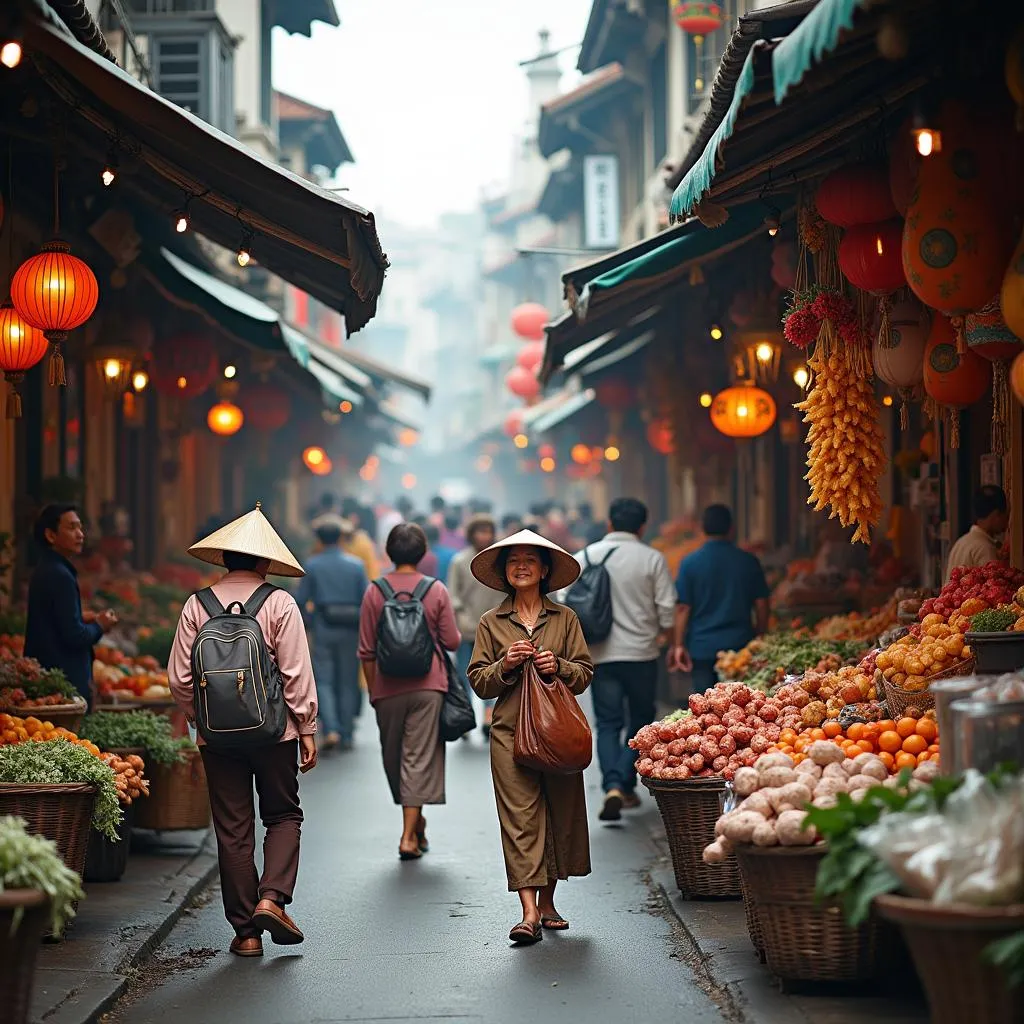 Hanoi Street Market Fades into History