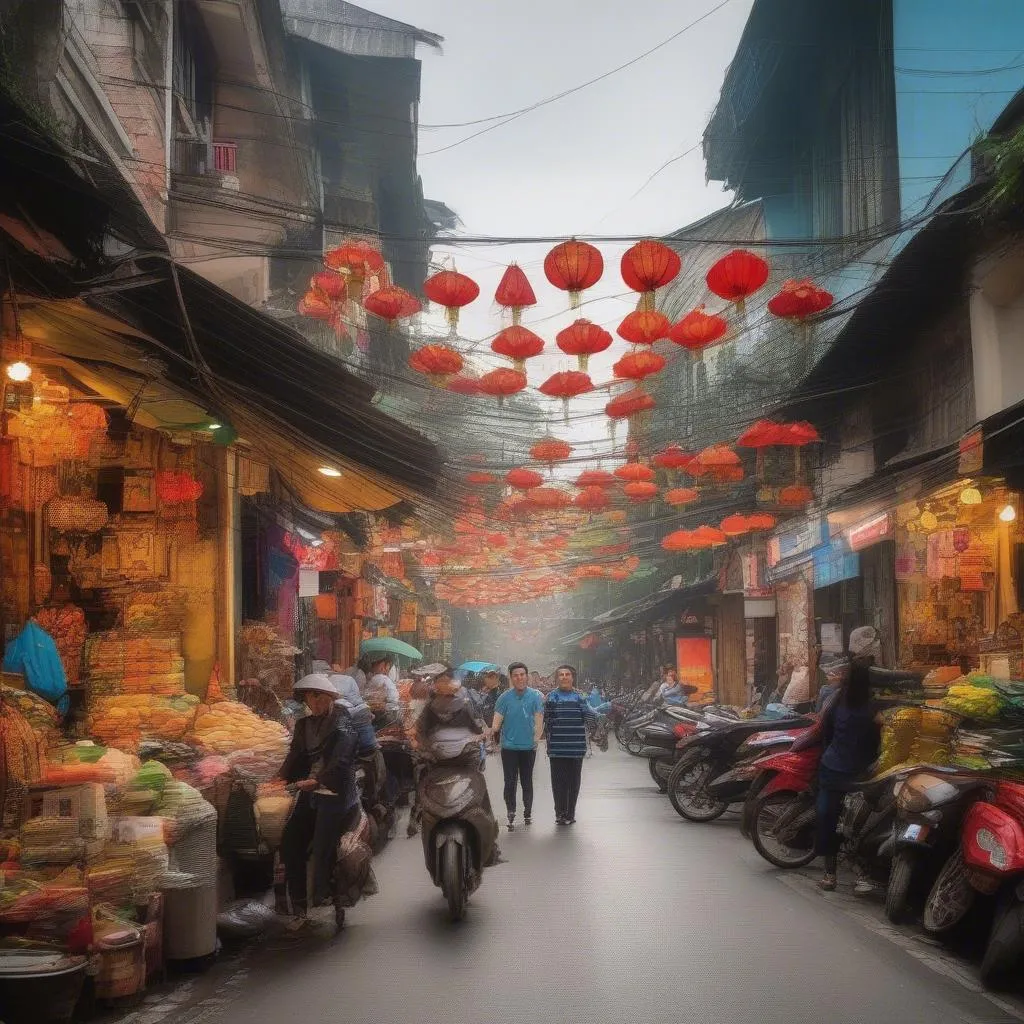 Hanoi Street Scene