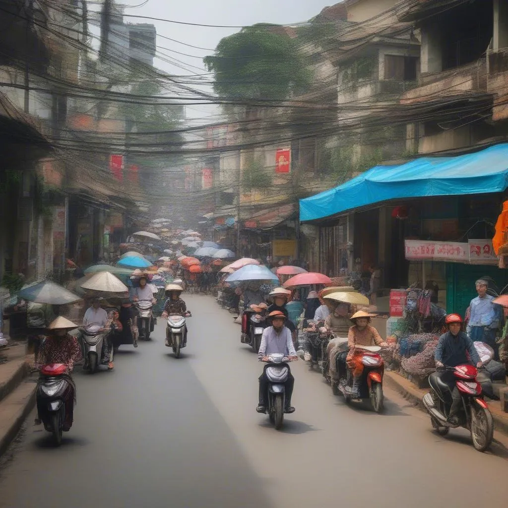 Hanoi Street Scene