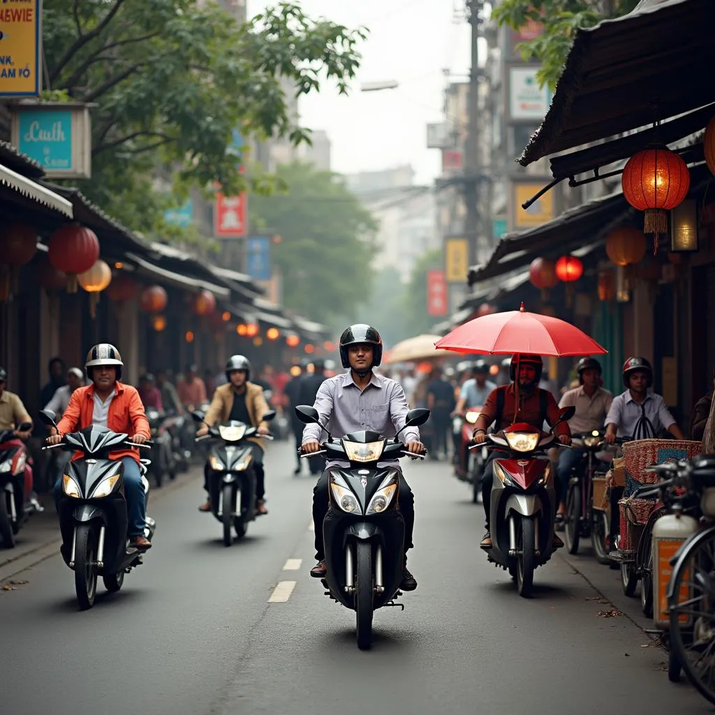 Hanoi street sounds