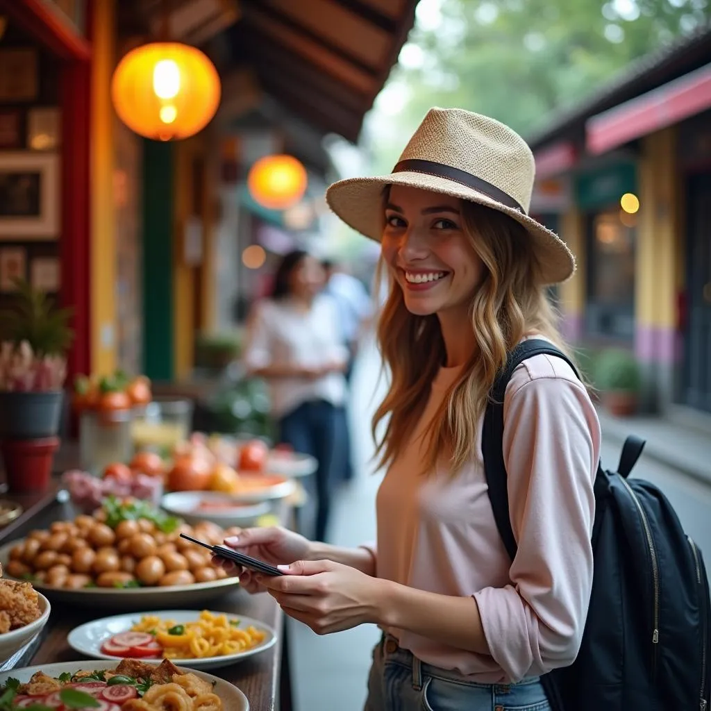 Hanoi traveler making a purchase with a GSA SmartPay card