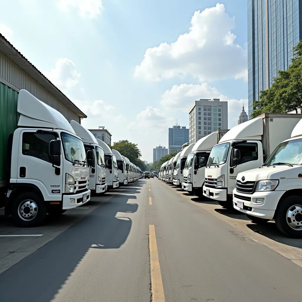 Hanoi Truck Rental Fleet