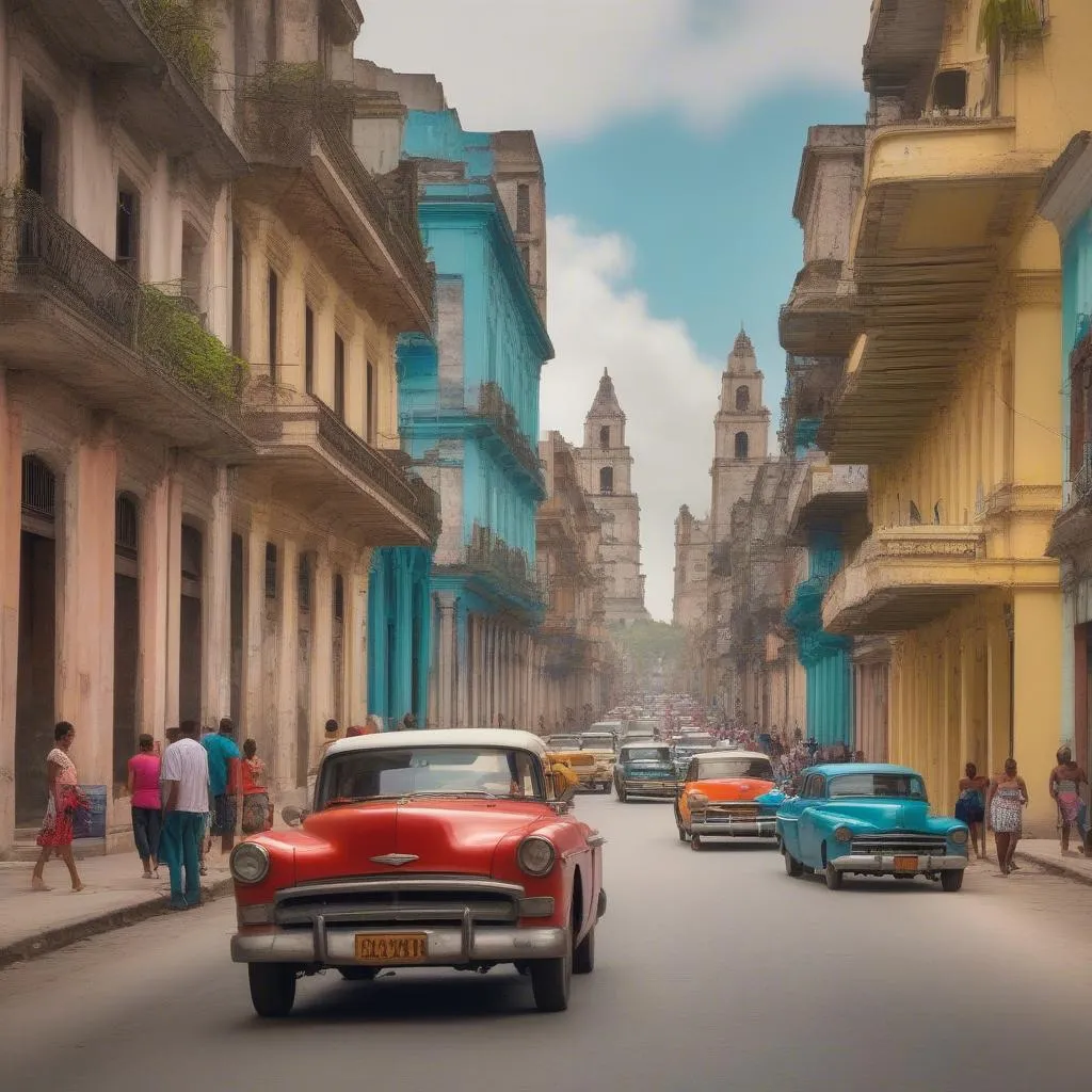 Vibrant Havana Street