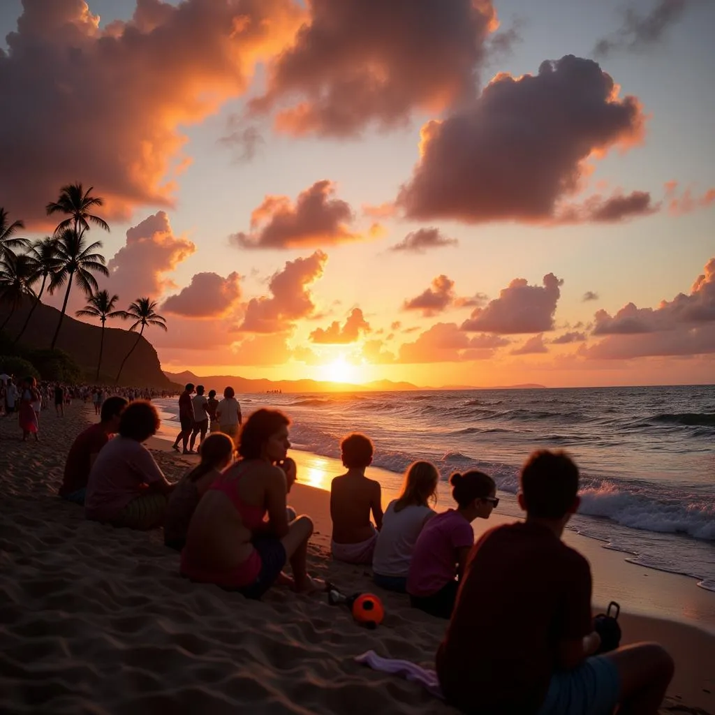 Hawaii Beach Sunset