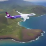 Inter-island flight with Hawaiian Airlines