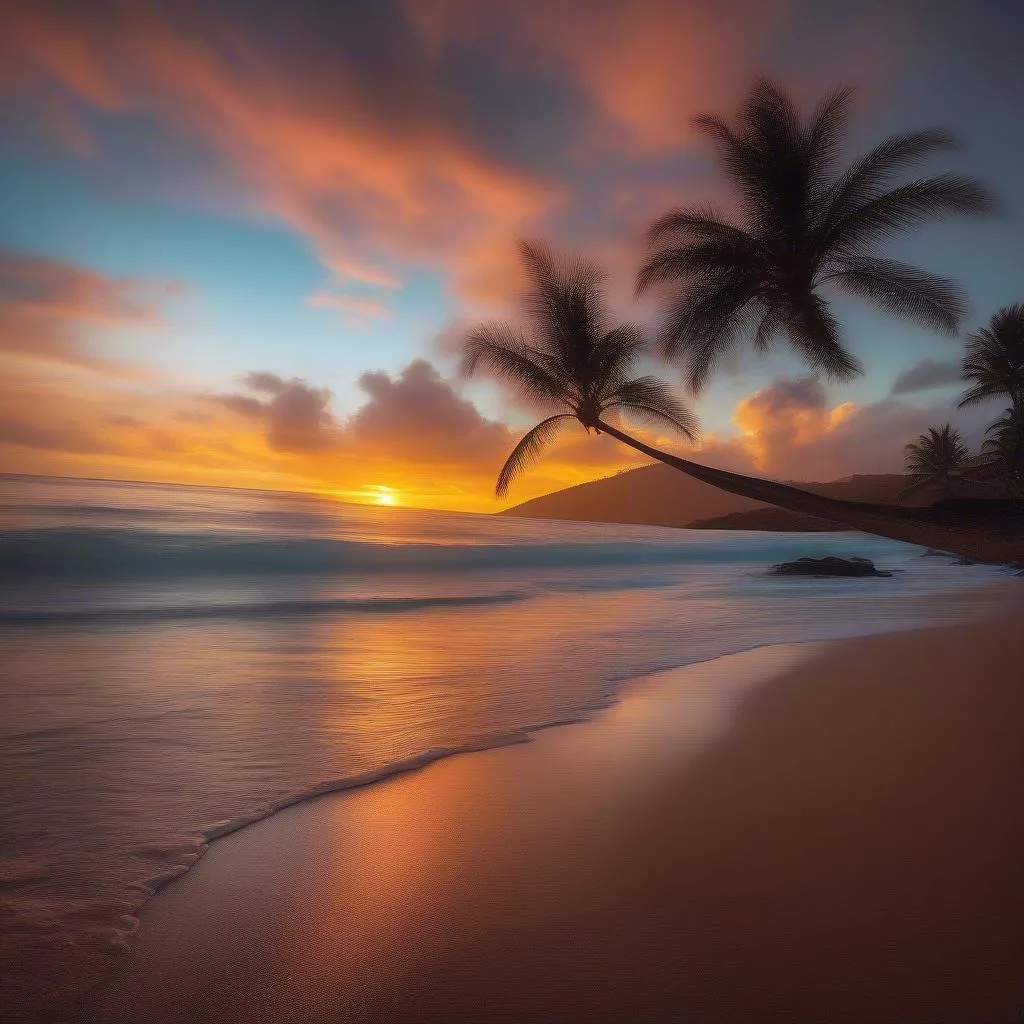 Hawaiian Beach Sunset