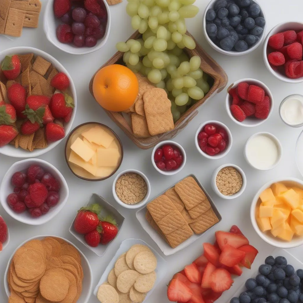 Assortment of Healthy Toddler Snacks