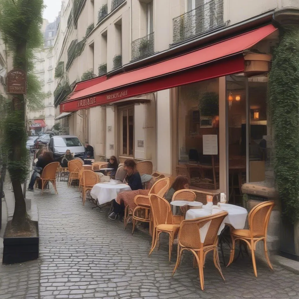 Hidden Parisian Cafe