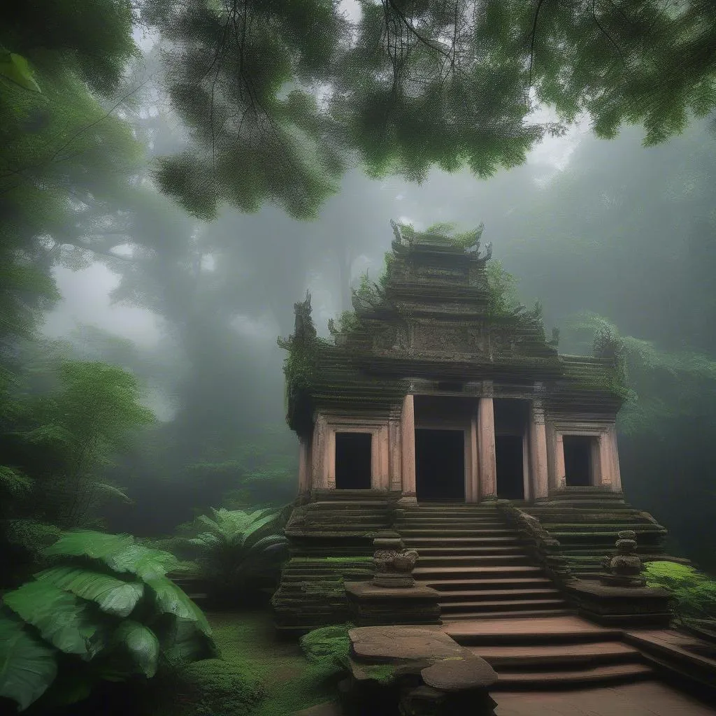 Hidden Temple in Vietnam