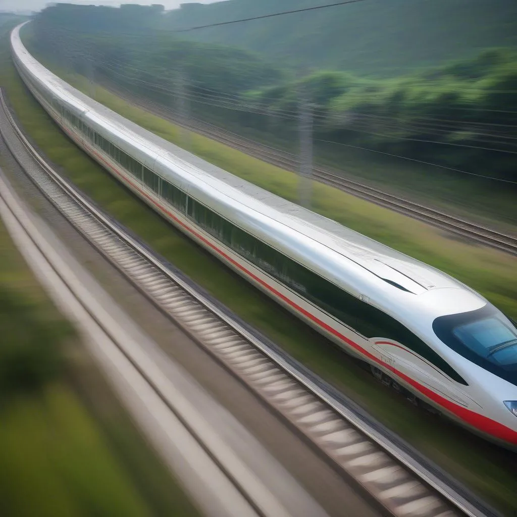 High-speed train in China