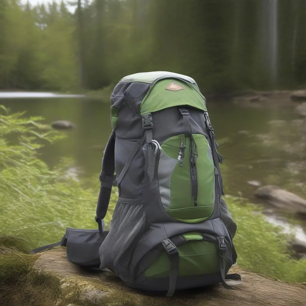 Durable hiking backpack