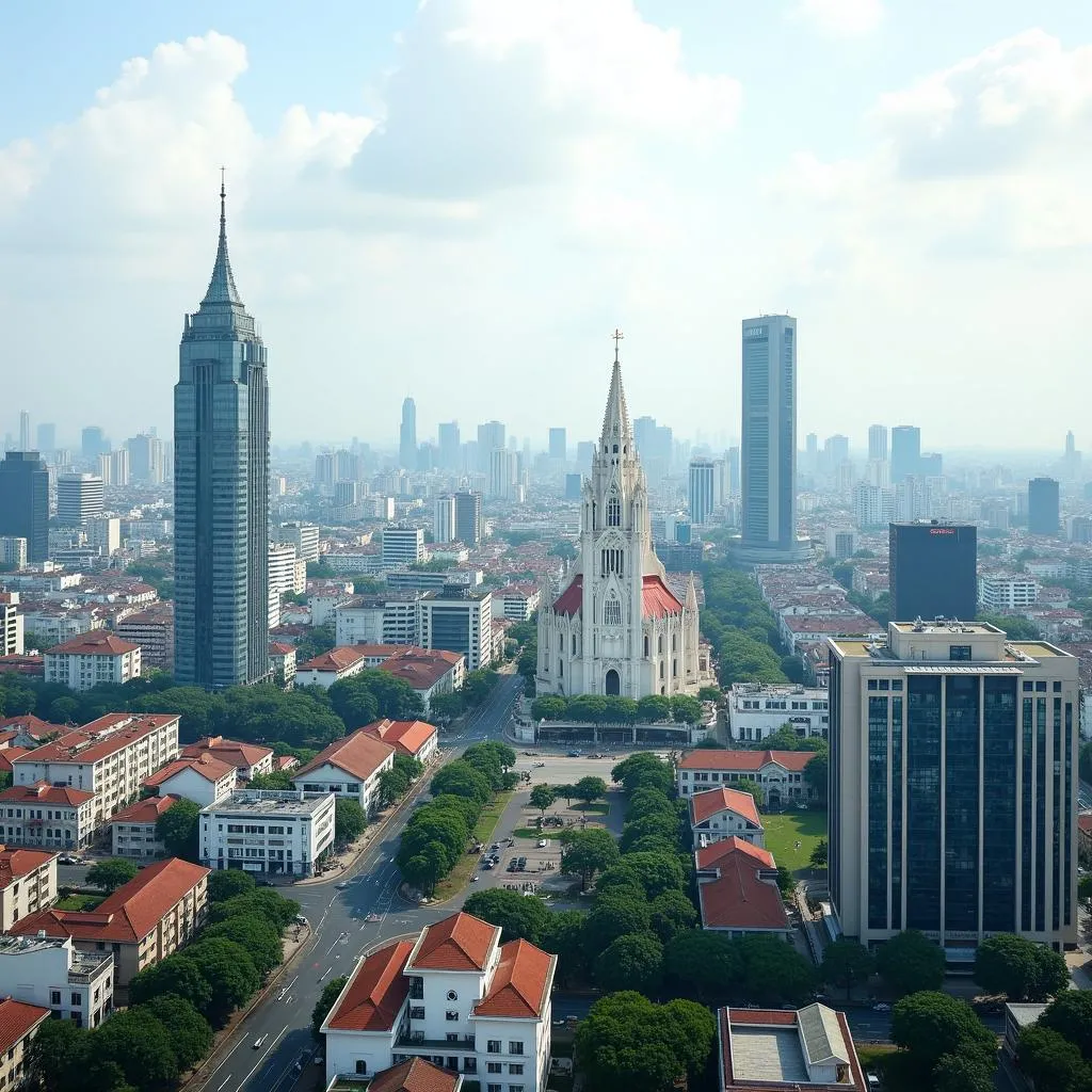 Famous landmarks in Ho Chi Minh City