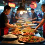 Delicious street food in Ho Chi Minh City